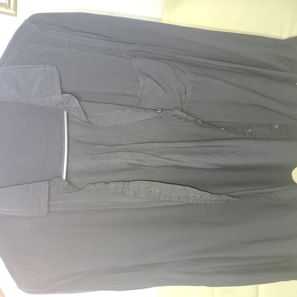 Heart Black Button-Up Shirt - Picture 5 of 10